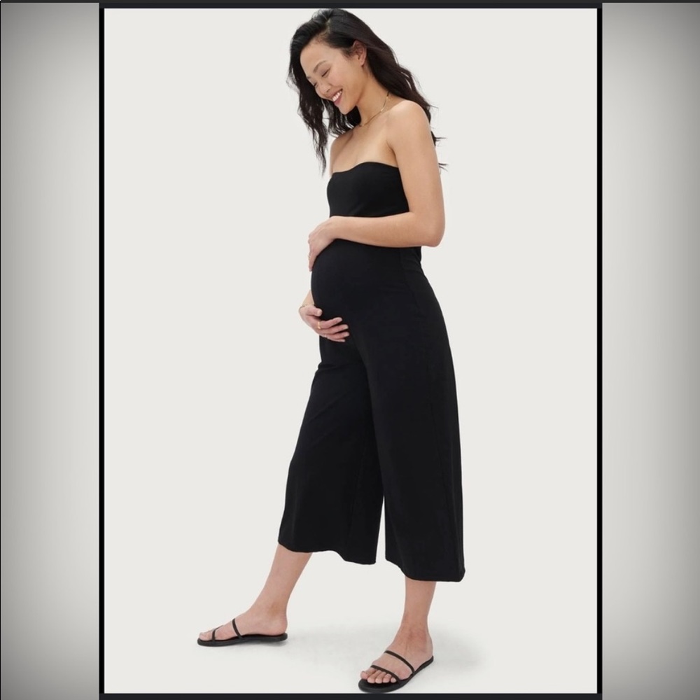 Hatch maternity the body strapless jumpsuit